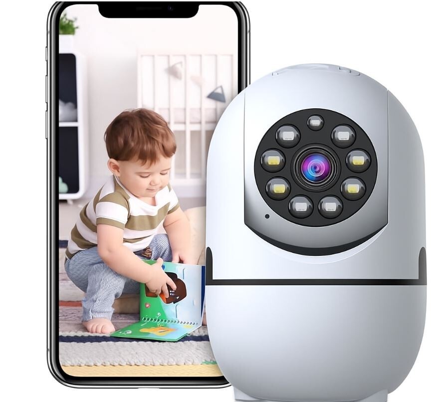 1080P Indoor WiFi Security Camera – Smart Home IP Camera with Night Vision